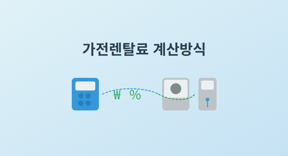 렌탈료 계산